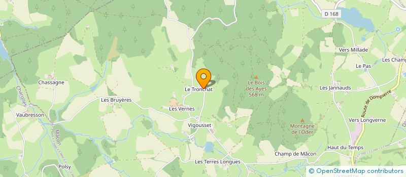 localisation de l'entreprise COMITE DES FETES DE MONTMELARD  MONTMELARD