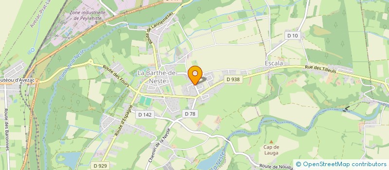 localisation de l'entreprise COMITE DES FETES DE MONTOUSSE  MONTOUSSE