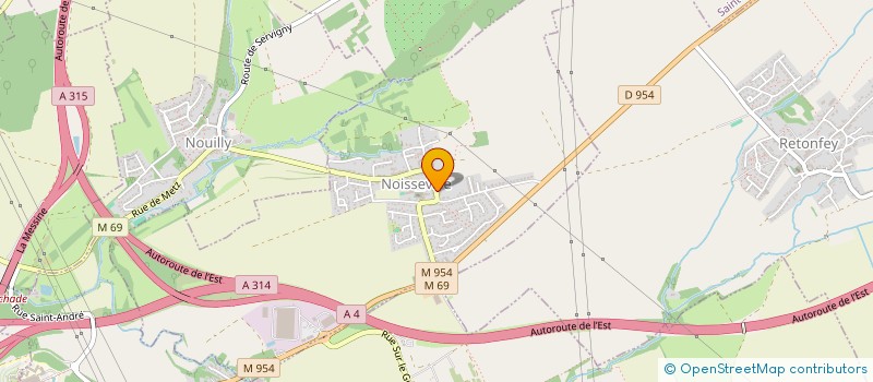 localisation de l'entreprise COMITE DES FETES DE MONTOY-FLANVILLE  OGY-MONTOY-FLANVILLE