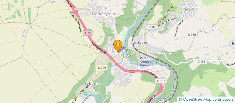 localisation de l'entreprise COMITE DES FETES DE MONTPEYROU à MONTPEYROUX