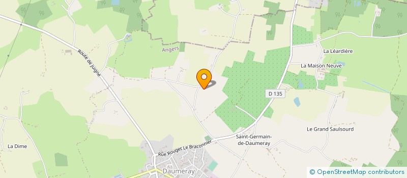 localisation de l'entreprise COMITE DES FETES DE MORANNES  MORANNES SUR SARTHE-DAUMERAY