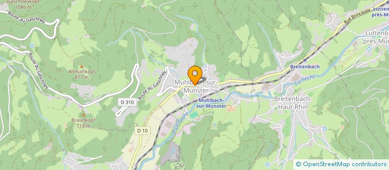 localisation de l'entreprise COMITE DES FETES DE MUHLBACH-SUR-MUNSTER  MUHLBACH-SUR-MUNSTER