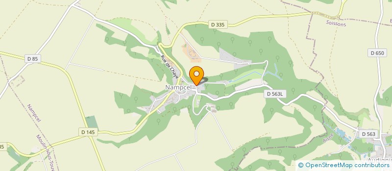 localisation de l'entreprise COMITE DES FETES DE NAMPCEL  NAMPCEL