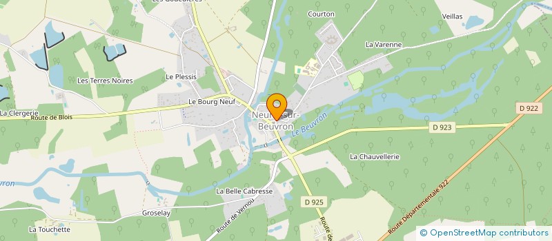 localisation de l'entreprise COMITE DES FETES DE NEUNG SUR BEUVRON  NEUNG-SUR-BEUVRON