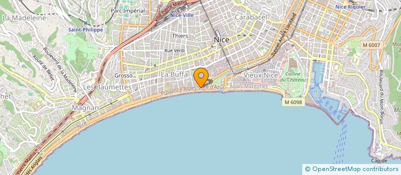 localisation de l'entreprise COMITE DES FETES DE NICE  NICE