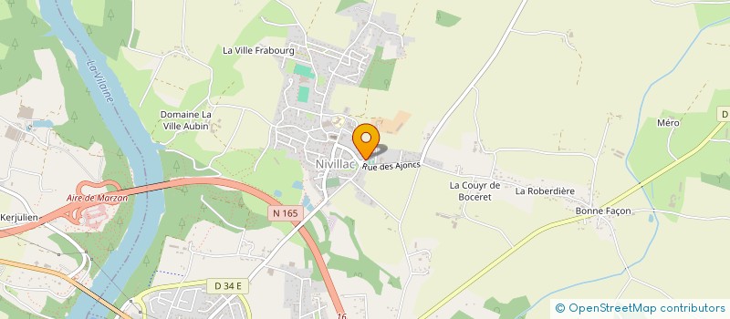 localisation de l'entreprise COMITE DES FETES DE NIVILLAC  NIVILLAC