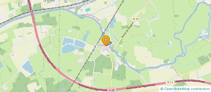 localisation de l'entreprise COMITE DES FETES DE NOGENT  NOGENT-SUR-LOIR