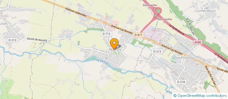 localisation de l'entreprise COMITE DES FETES DE NOUSTY  NOUSTY