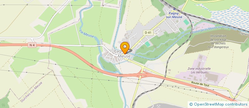 localisation de l'entreprise COMITE DES FETES DE PAGNY SUR MEUSE à PAGNY-SUR-MEUSE