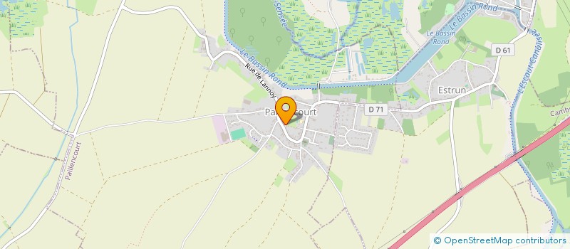 localisation de l'entreprise COMITE DES FETES DE PAILLENCOURT  PAILLENCOURT