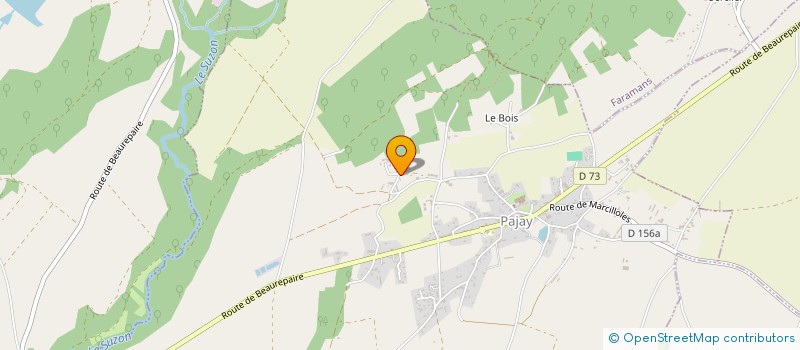 localisation de l'entreprise COMITE DES FETES DE PAJAY  PAJAY