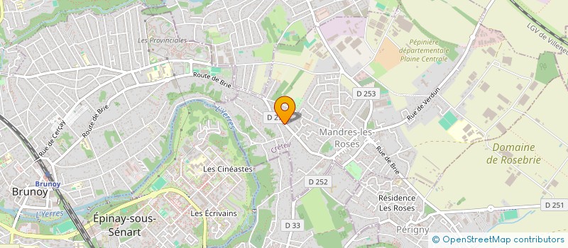 localisation de l'entreprise COMITE DES FETES DE PERIGNY SUR YERRES  PERIGNY