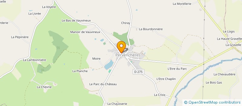 localisation de l'entreprise COMITE DES FETES DE PERVENCHERES à PERVENCHERES