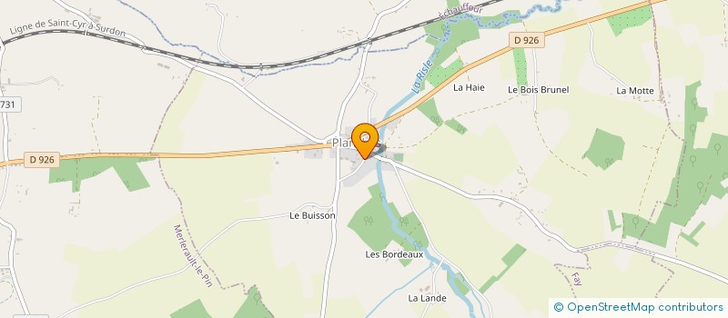 localisation de l'entreprise COMITE DES FETES DE PLANCHES à PLANCHES