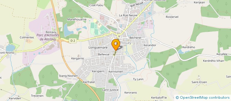localisation de l'entreprise COMITE DES FETES DE PLOUAY à PLOUAY