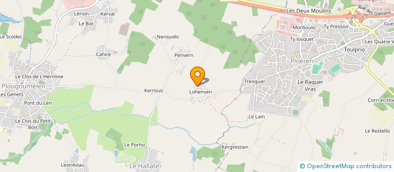 localisation de l'entreprise COMITE DES FETES DE PLOUGOUMELEN à PLOUGOUMELEN