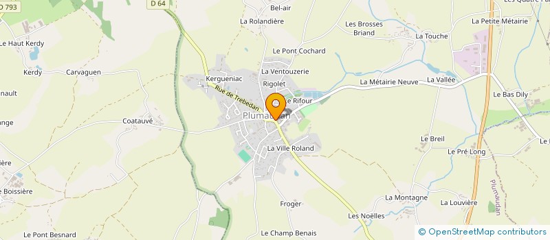 localisation de l'entreprise COMITE DES FETES DE PLUMAUDAN  PLUMAUDAN