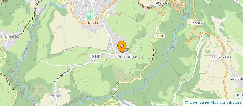 localisation de l'entreprise COMITE DES FETES DE PONSONNAS  PONSONNAS