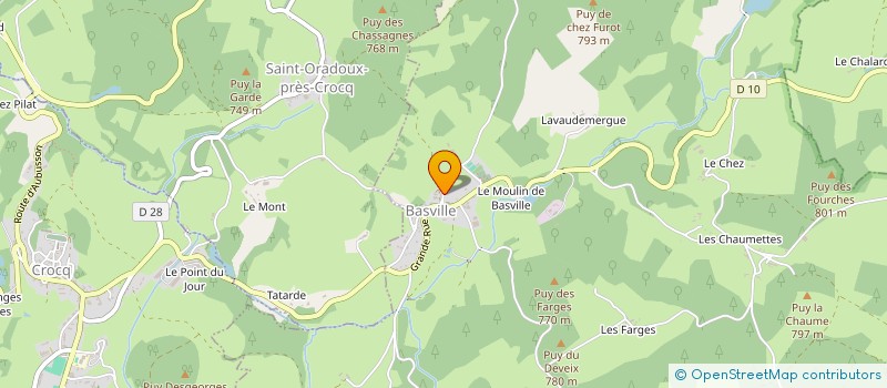 localisation de l'entreprise COMITE DES FETES DE PONTCHARRAUD à PONTCHARRAUD