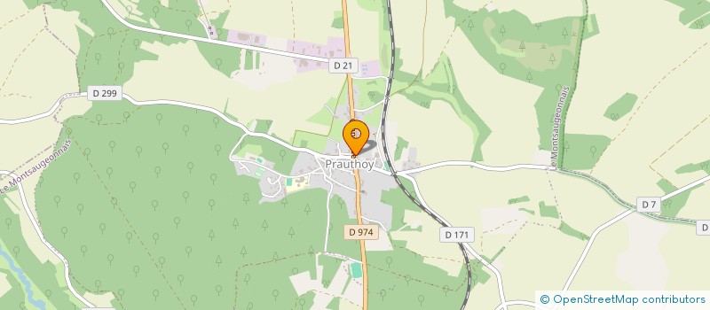 localisation de l'entreprise COMITE DES FETES DE PRAUTHOY à LE MONTSAUGEONNAIS