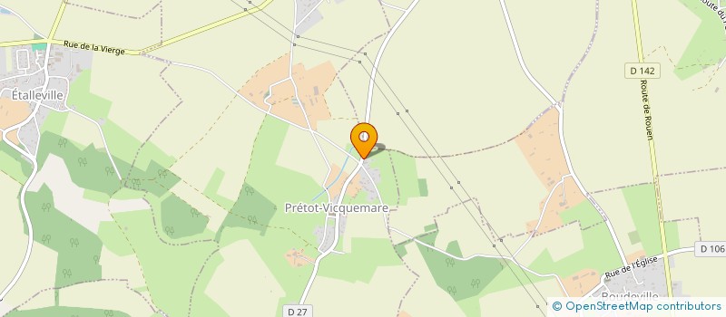 localisation de l'entreprise COMITE DES FETES DE PRETOT-VICQUEMARE  PRETOT-VICQUEMARE