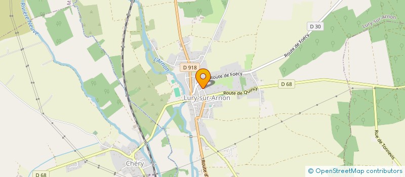 localisation de l'entreprise COMITE DES FETES DE PREUILLY  PREUILLY