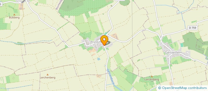 localisation de l'entreprise COMITE DES FETES DE PRINTZHEIM  PRINTZHEIM