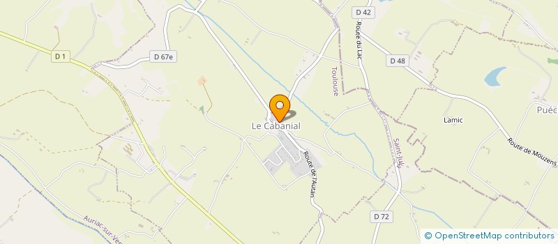 localisation de l'entreprise COMITE DES FETES DE PRUNET à PRUNET