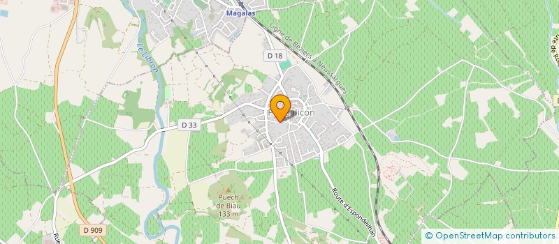 localisation de l'entreprise COMITE DES FETES DE PUISSALICON  PUISSALICON