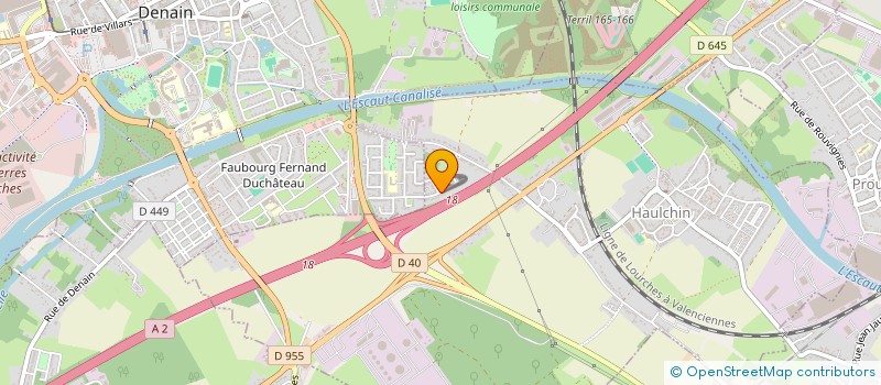 localisation de l'entreprise COMITE DES FETES DE QUARTIER  HAULCHIN