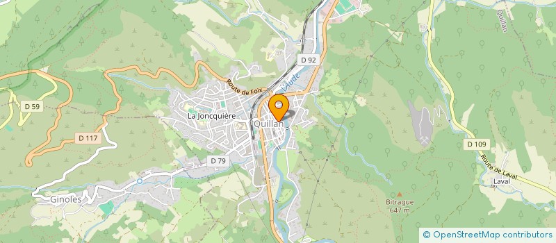 localisation de l'entreprise COMITE DES FETES DE QUIRBAJOU  QUIRBAJOU