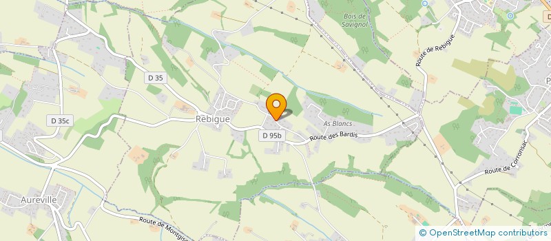 localisation de l'entreprise COMITE DES FETES DE REBIGUE  REBIGUE