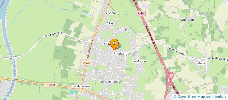 localisation de l'entreprise COMITE DES FETES DE REPLONGES à REPLONGES