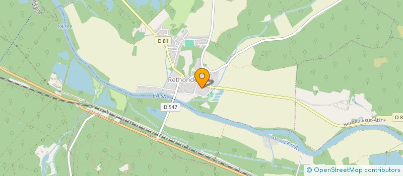 localisation de l'entreprise COMITE DES FETES DE RETHONDES  RETHONDES