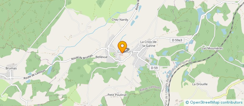 localisation de l'entreprise COMITE DES FETES DE RILHAC à RILHAC-LASTOURS