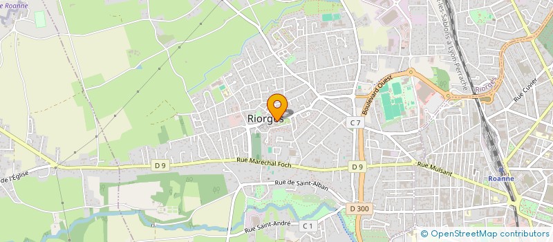 localisation de l'entreprise COMITE DES FETES DE RIORGES à RIORGES