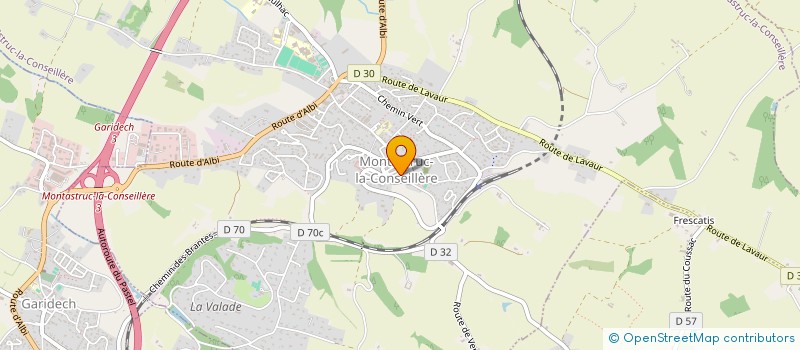 localisation de l'entreprise COMITE DES FETES DE ROQUESERIERE  ROQUESERIERE