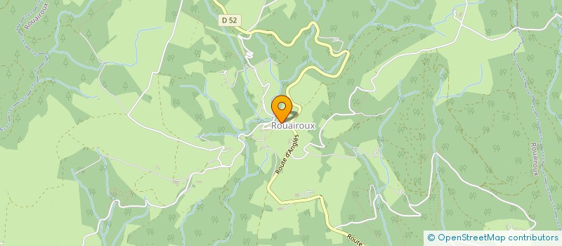 localisation de l'entreprise COMITE DES FETES DE ROUAIROUX  ROUAIROUX