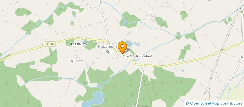 localisation de l'entreprise COMITE DES FETES DE ROUVRES LES BOIS à ROUVRES-LES-BOIS