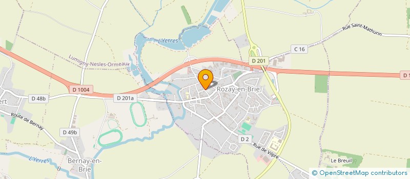 localisation de l'entreprise COMITE DES FETES DE ROZAY EN BRIE  ROZAY-EN-BRIE