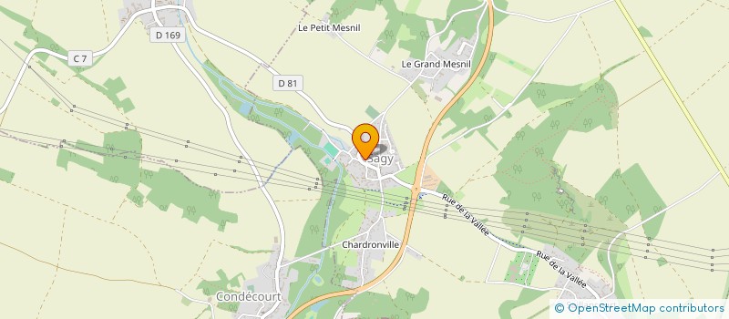 localisation de l'entreprise COMITE DES FETES DE SAGY à SAGY