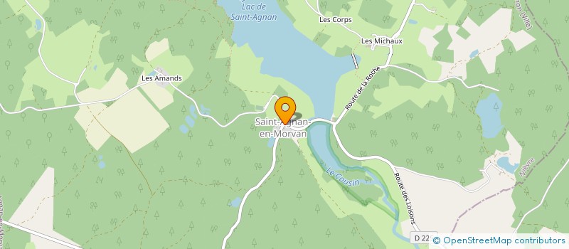 localisation de l'entreprise COMITE DES FETES DE SAINT-AGNAN-EN-MORVAN  SAINT-AGNAN