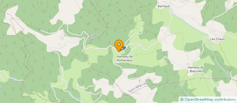 localisation de l'entreprise COMITE DES FETES DE SAINT ALBAN D'AY  SAINT ALBAN D'AY