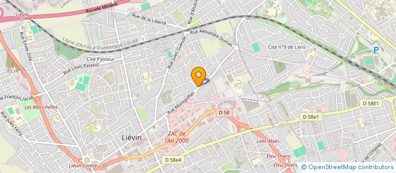 localisation de l'entreprise COMITE DES FETES DE SAINT- AME à LIEVIN