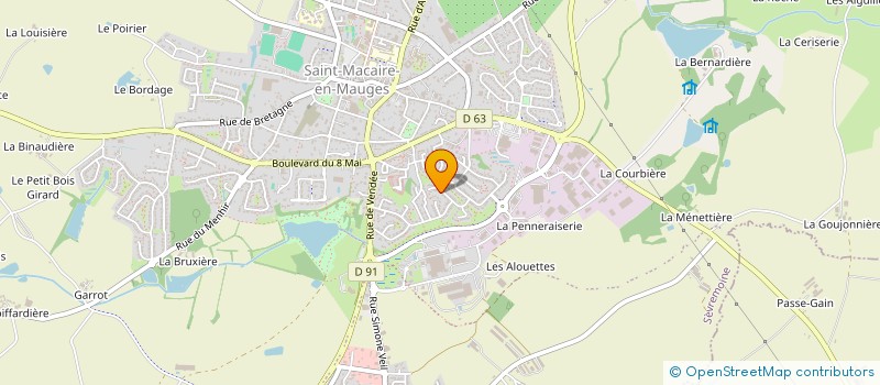 localisation de l'entreprise COMITE DES FETES DE SAINT CRESPIN SUR MOINE à SEVREMOINE
