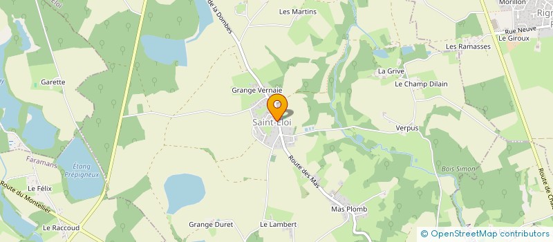 localisation de l'entreprise COMITE DES FETES DE SAINT ELOI à SAINT-ELOI