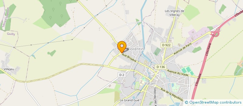 localisation de l'entreprise COMITE DES FETES DE SAINT FLORENTIN à SAINT-FLORENTIN