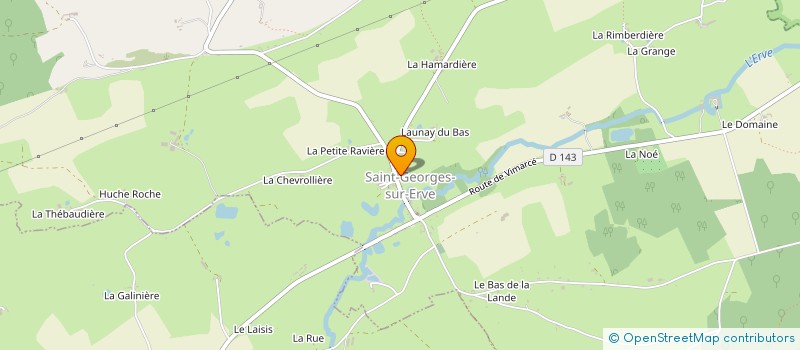 localisation de l'entreprise COMITE DES FETES DE SAINT GEORGES-SUR-ERVE  SAINT-GEORGES-SUR-ERVE