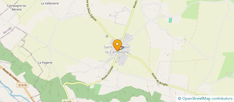 localisation de l'entreprise COMITE DES FETES DE SAINT-GERMAIN-LA-CAMPAGNE  SAINT-GERMAIN-LA-CAMPAGNE