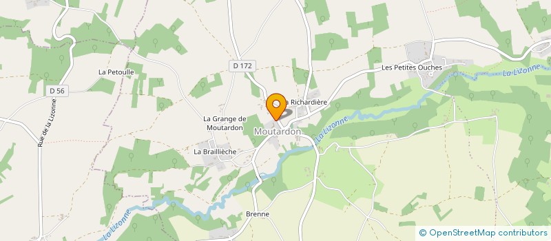 localisation de l'entreprise COMITE DES FETES DE SAINT GERVAIS DE NANTEUIL EN VALLEE  NANTEUIL-EN-VALLEE